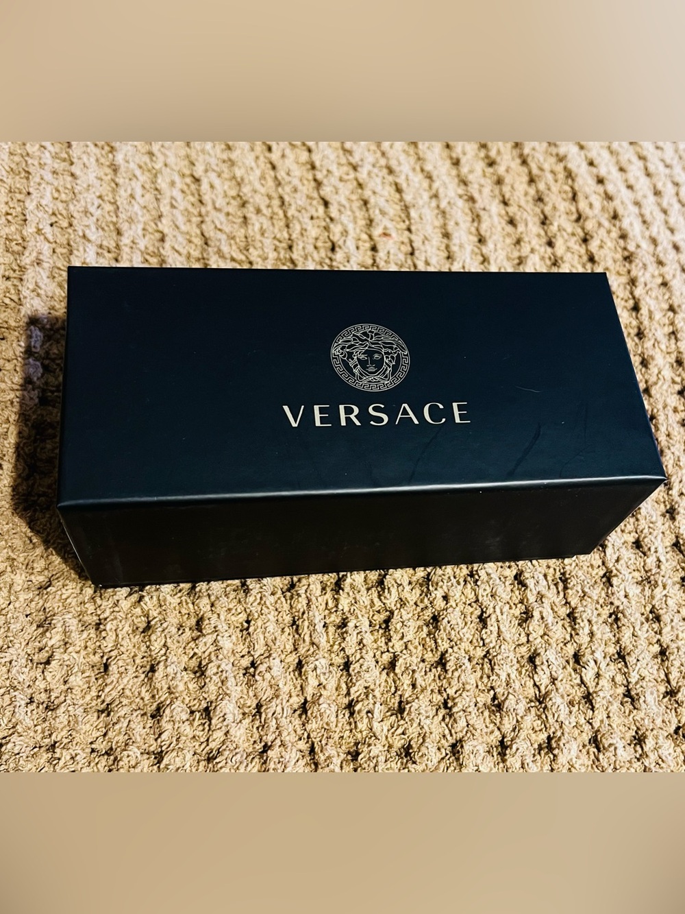 Versace Black and Gold Logo Accessory Box